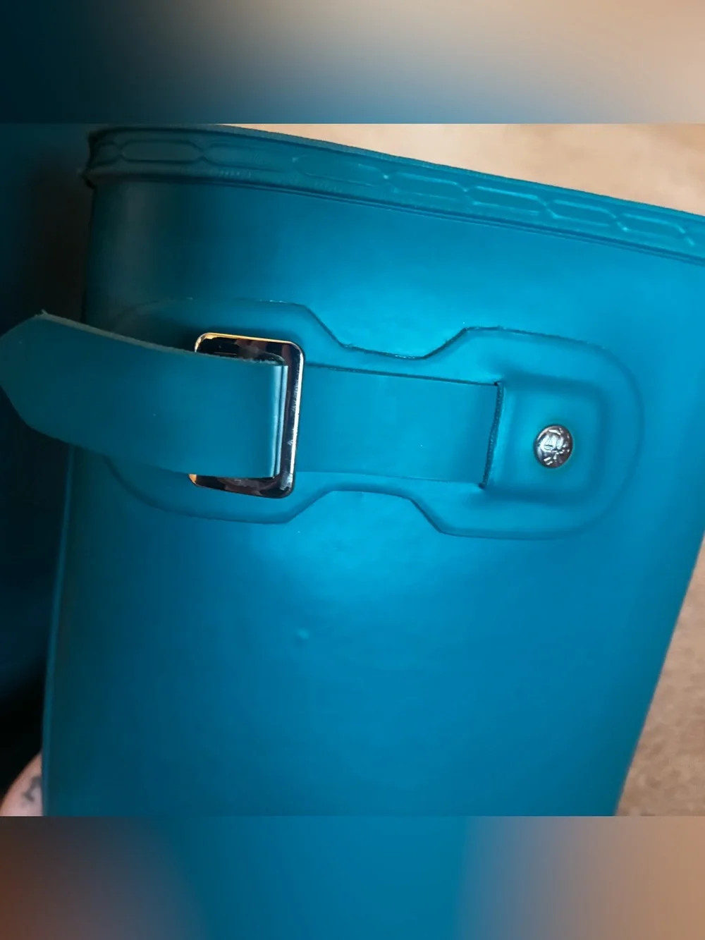 Hunter Teal Tall Rain Boots